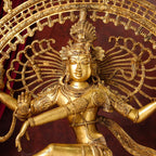 Brass Nataraja Dancing Shiva Statue (47 Inch) Vedansh Craft