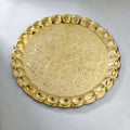 Brass Traditional Pooja Thal (17 Inch) Vedansh Craft