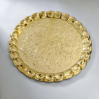 Brass Traditional Pooja Thal (17 Inch) Vedansh Craft