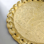 Brass Traditional Pooja Thal (17 Inch) Vedansh Craft