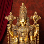 Brass Tirupati Balaji/Venkateshwar Idol (48 Inch) Vedansh Craft