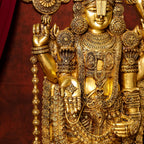Brass Tirupati Balaji/Venkateshwar Idol (48 Inch) Vedansh Craft