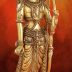 Brass Lord Ram Standing Statue  (24.5 Inch) Vedansh Craft