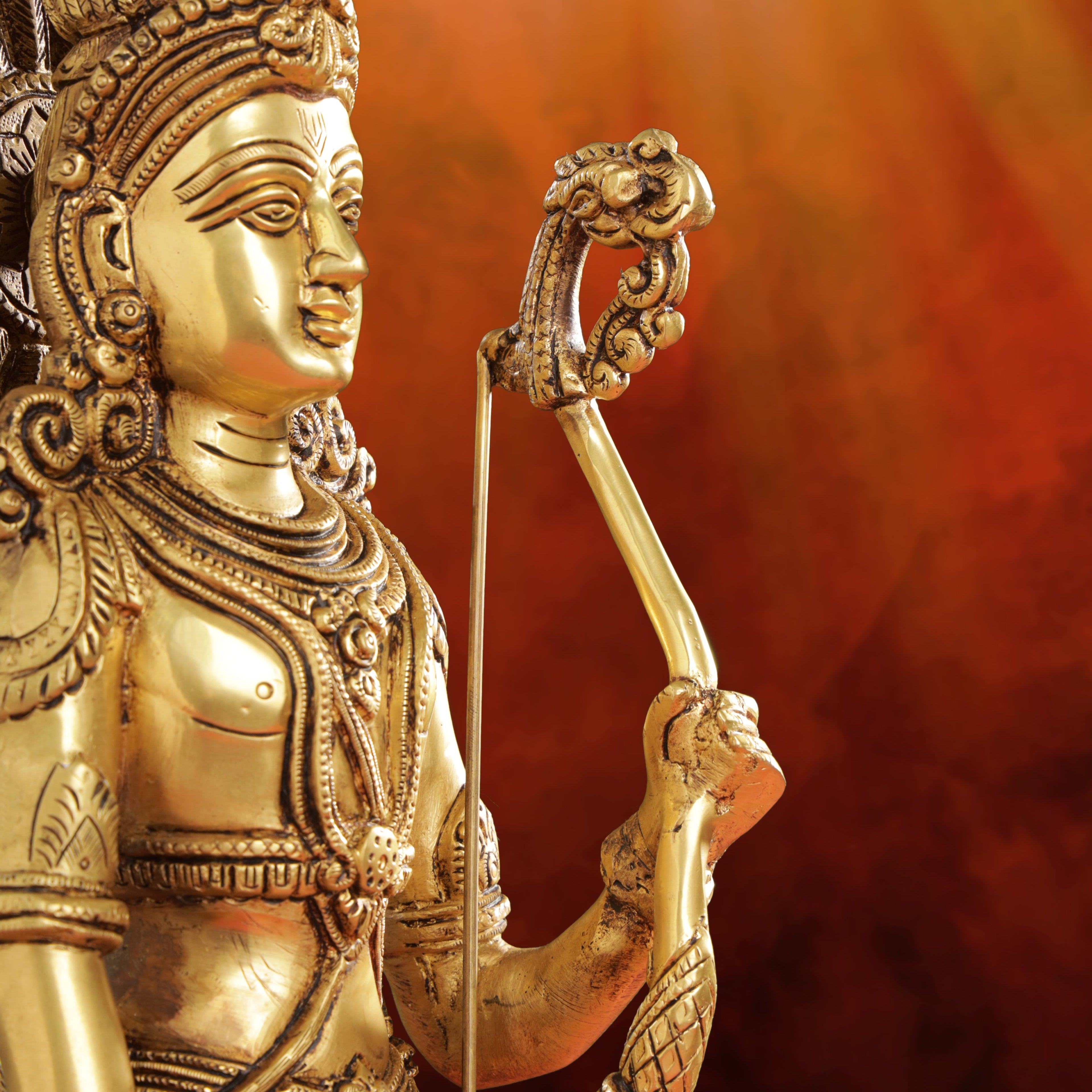 Brass Lord Ram Standing Statue  (24.5 Inch) Vedansh Craft