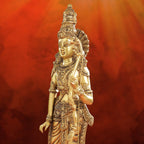 Brass Lord Ram Standing Statue  (24.5 Inch) Vedansh Craft
