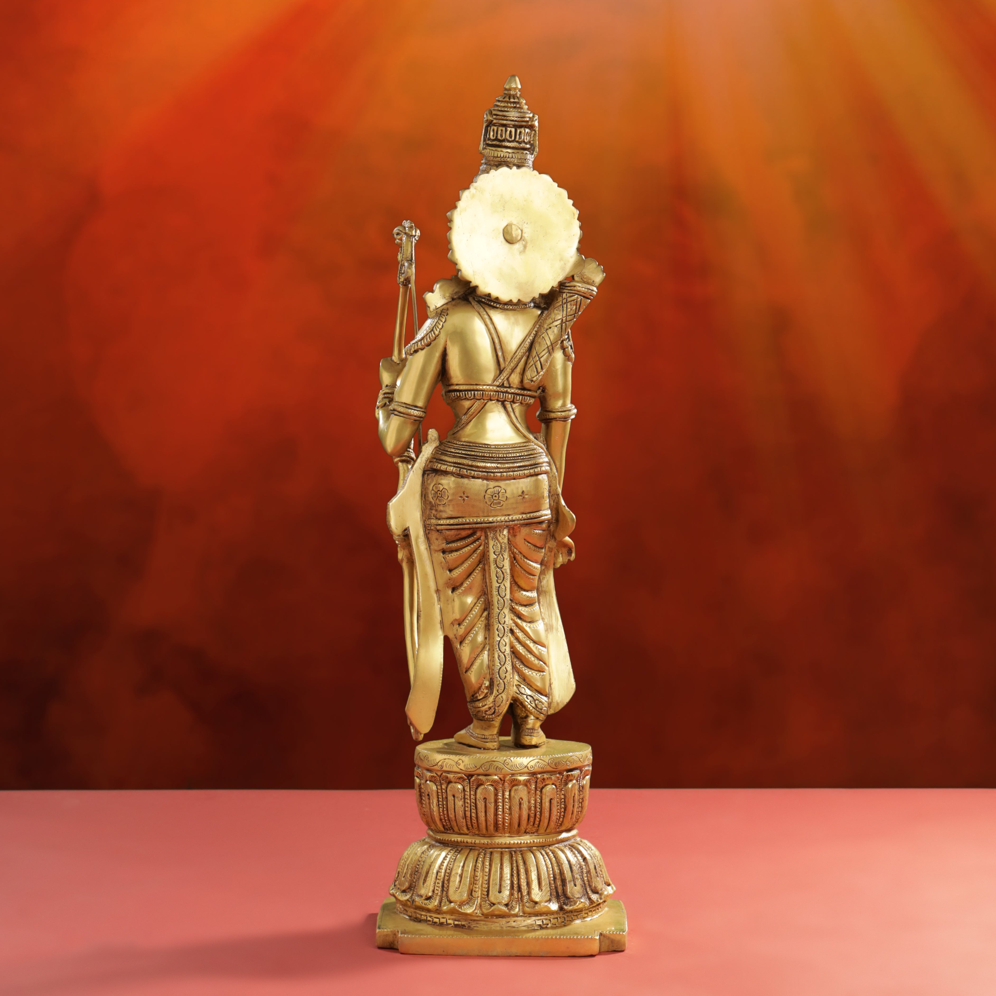 Brass Lord Ram Standing Statue  (24.5 Inch) Vedansh Craft