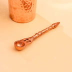 Copper Pooja Panchpatra and Spoon charnamrit Set Vedansh Craft