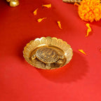 Brass Tortoise With Plate Set Vedansh Craft