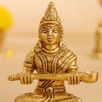 Brass Annapurna Devi Statue (4 Inch) Vedansh Craft
