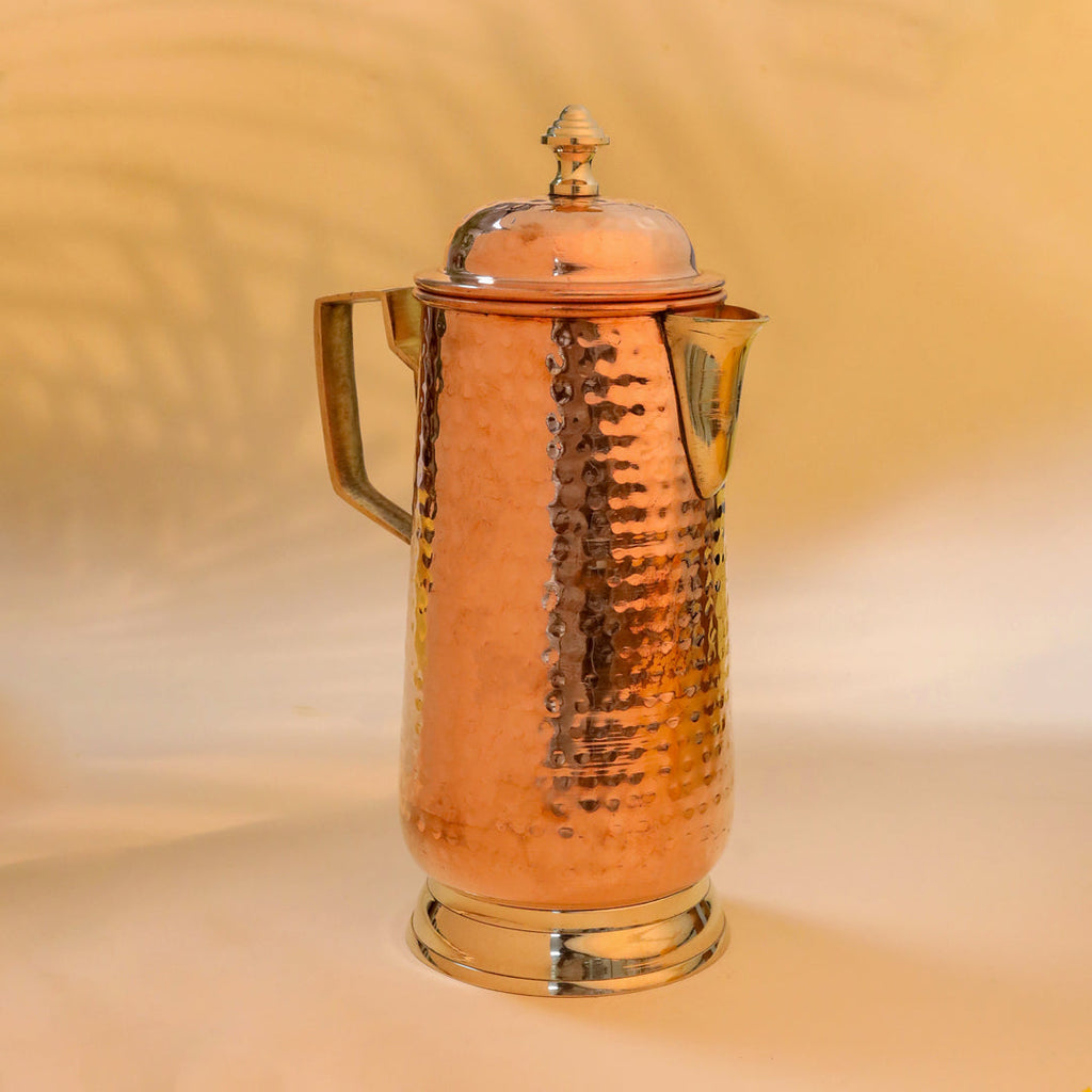 Copper Water Jug (11.5 Inch) Vedansh Craft