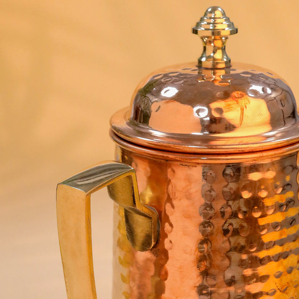 Copper Water Jug (11.5 Inch) Vedansh Craft