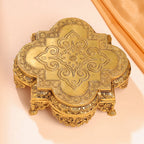 Brass Ethnic Chowki (4 Inch) Vedansh Craft