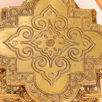 Brass Ethnic Chowki (4 Inch) Vedansh Craft