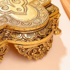 Brass Ethnic Chowki (4 Inch) Vedansh Craft