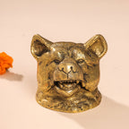 Brass Dog Inkwell/Ink Pot (3.5 Inch) Vedansh Craft