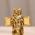 Brass Jesus Cross Vedansh Craft