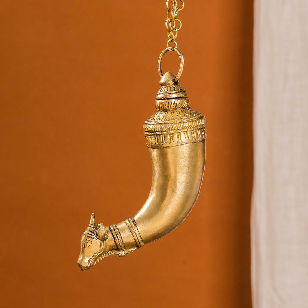 Brass Nandi Gangajali (12 Inch) Vedansh Craft