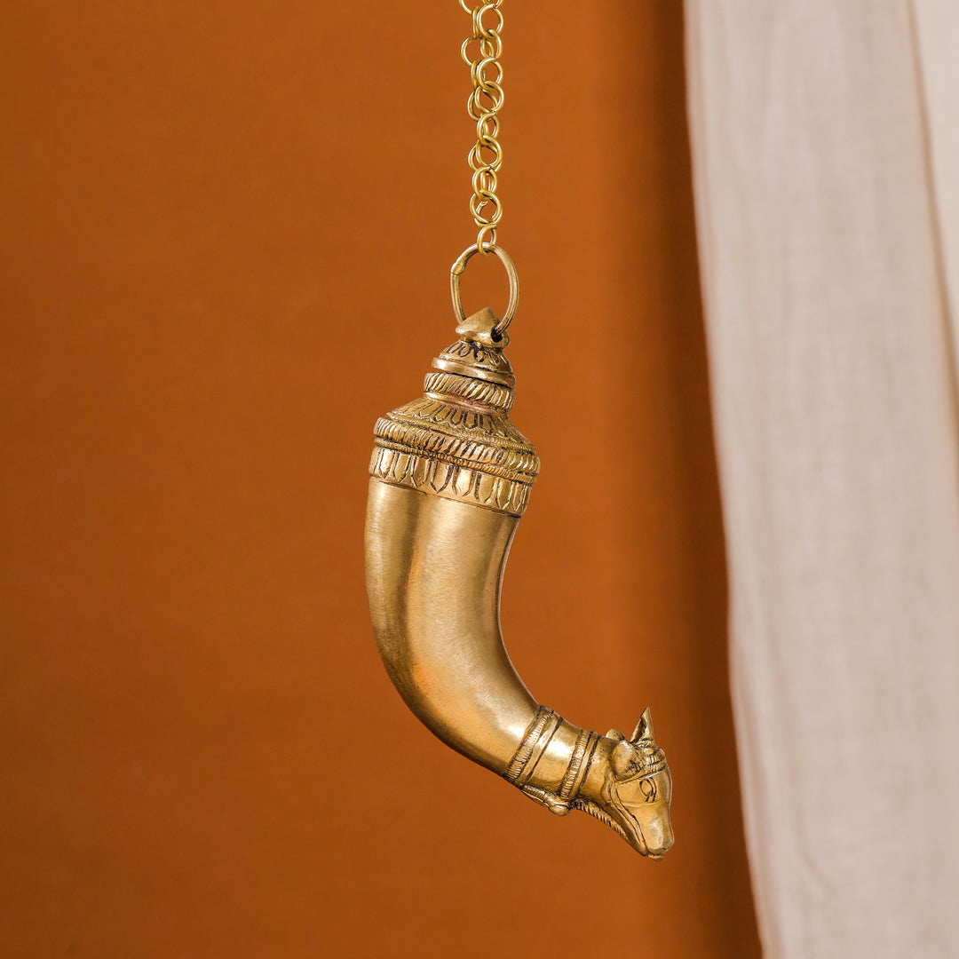 Brass Nandi Gangajali (12 Inch) Vedansh Craft