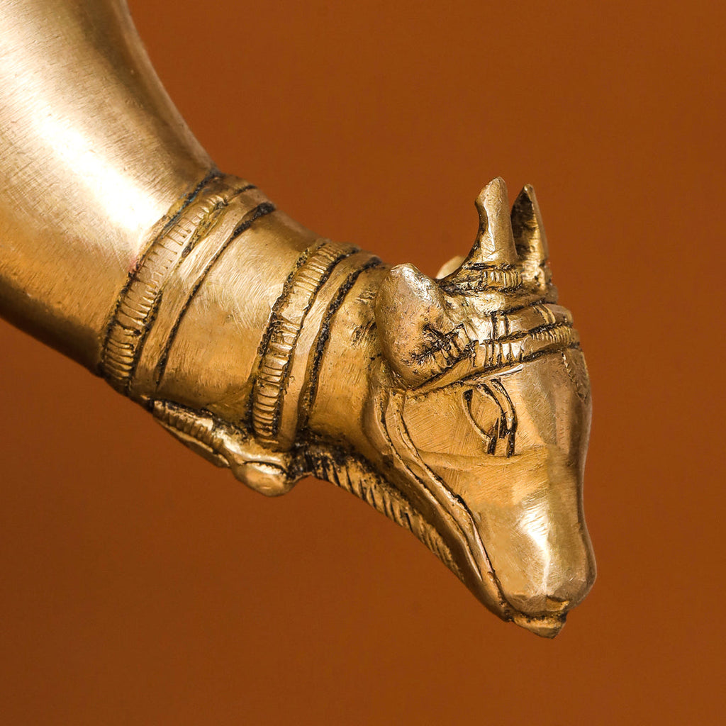 Brass Nandi Gangajali (12 Inch) Vedansh Craft