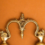 Brass Nandi Double Handbell (5 Inch) Vedansh Craft