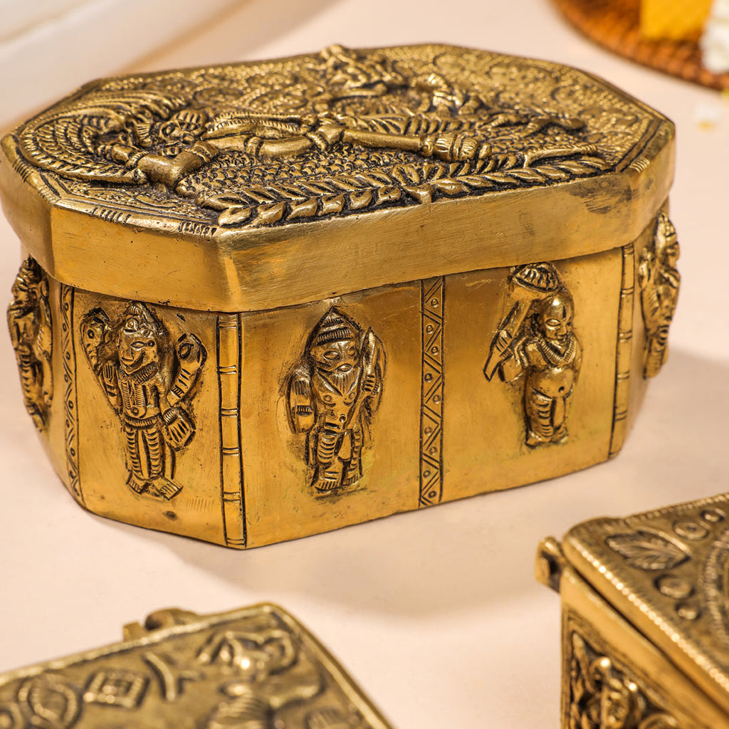 Brass Antique Multipurpose Box Vedansh Craft