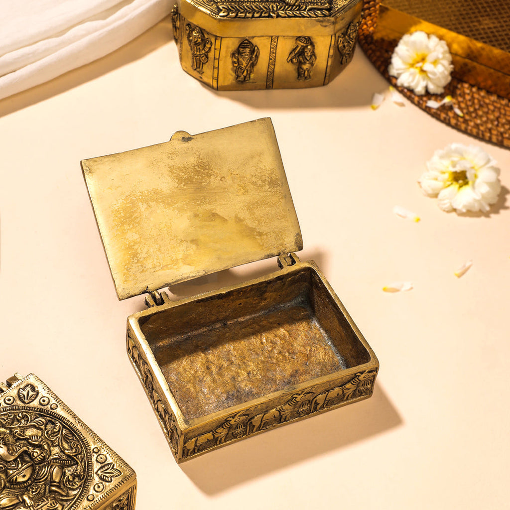 Brass Antique Multipurpose Box Vedansh Craft