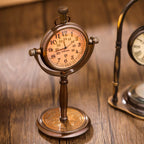 Brass Table Clock (5.5 Inch) Vedansh Craft