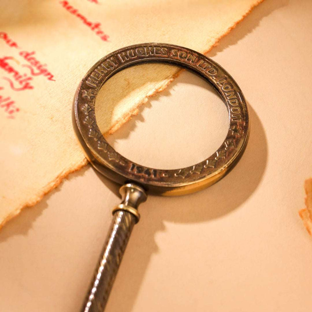 Brass Henry Antique Magnifying Glass (5 Inch) Vedansh Craft