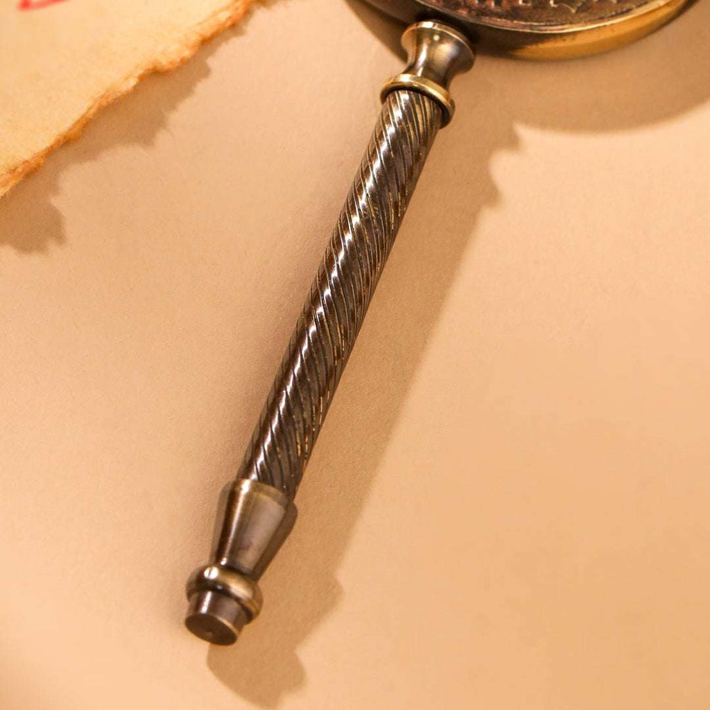 Brass Henry Antique Magnifying Glass (5 Inch) Vedansh Craft