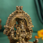Brass Sitting Karumari Amman Idol (5.5 Inch) Vedansh Craft