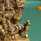Brass Sitting Karumari Amman Idol (5.5 Inch) Vedansh Craft