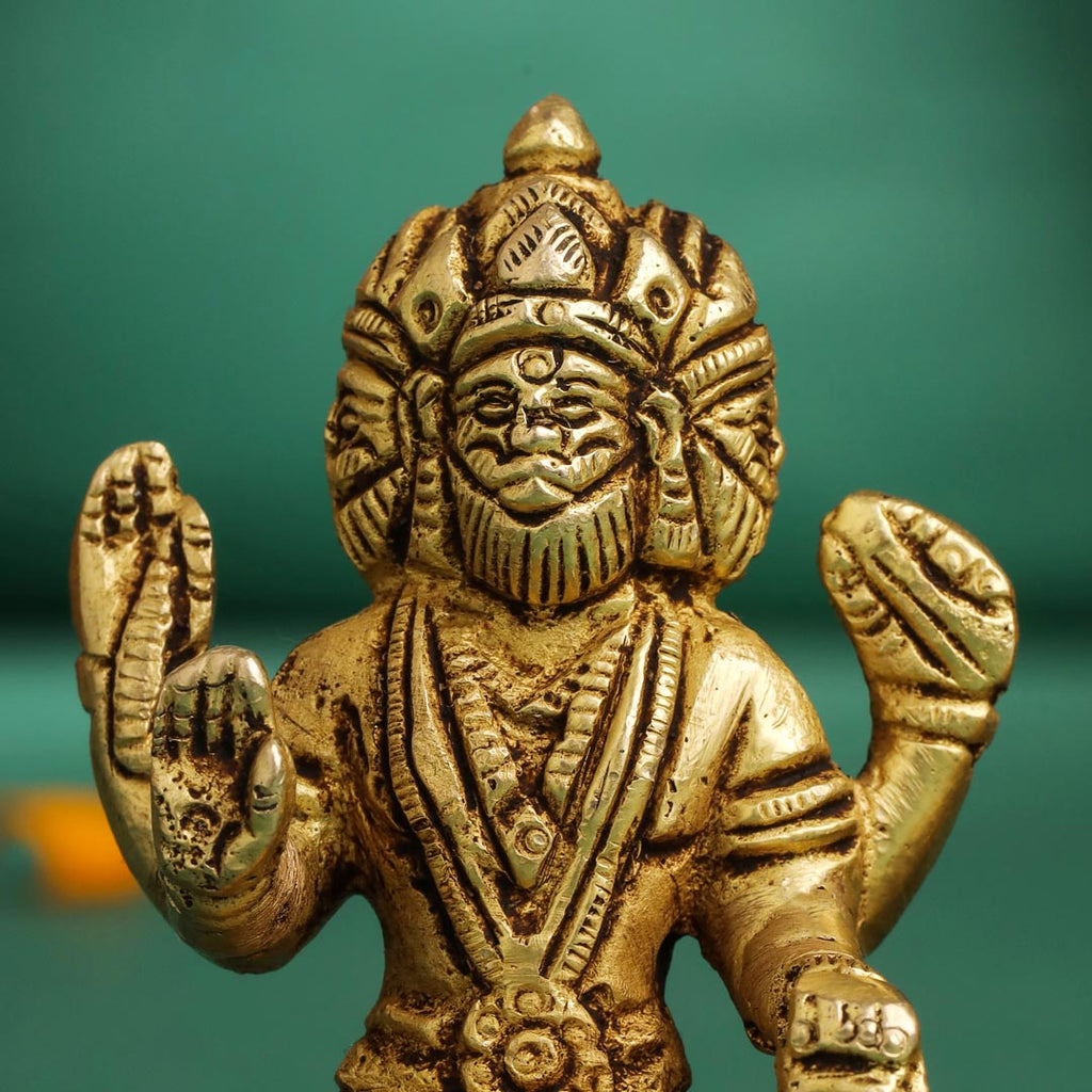 Brass Lord Brahma Statue Vedansh Craft