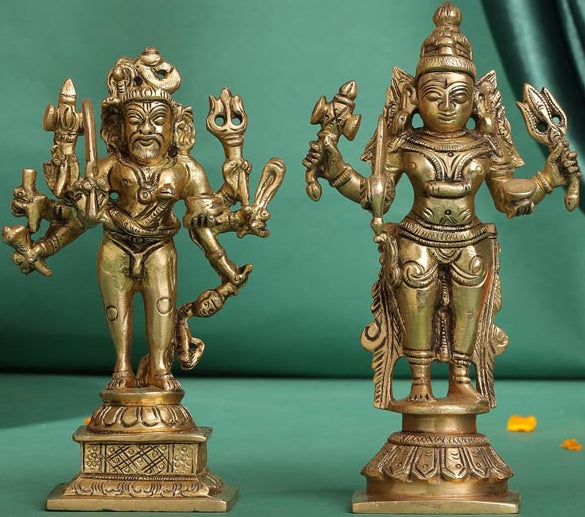 Brass Kal Bhairav Idol Vedansh Craft