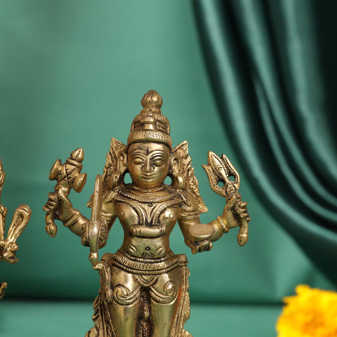 Brass Kal Bhairav Idol Vedansh Craft