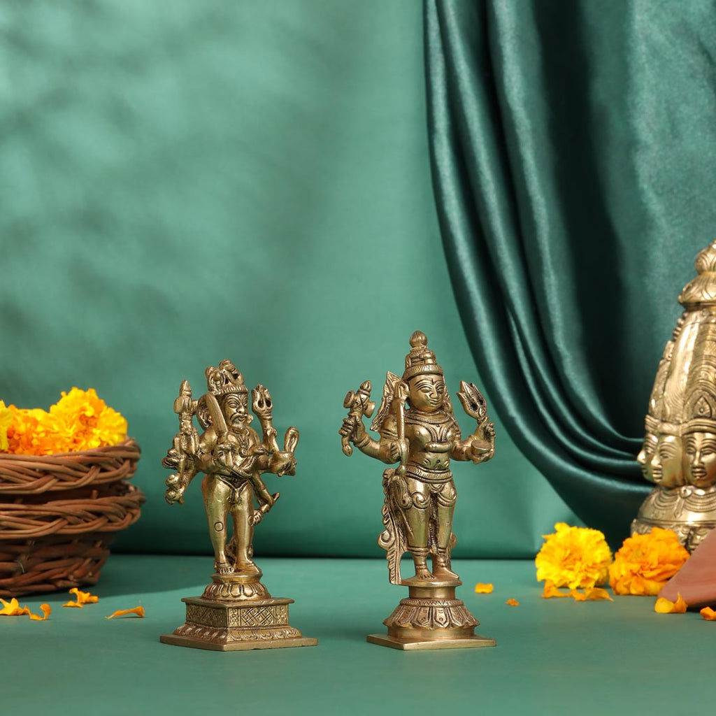 Brass Kal Bhairav Idol Vedansh Craft