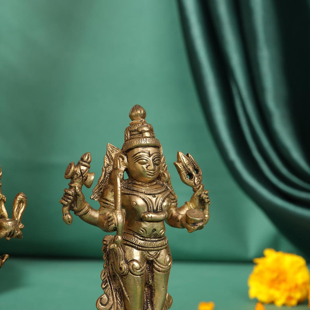 Brass Kal Bhairav Idol Vedansh Craft