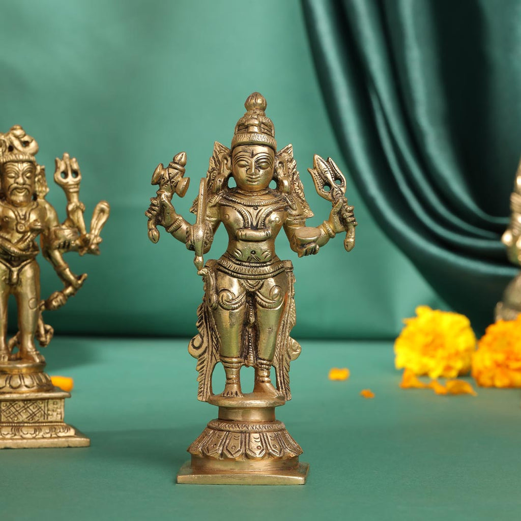Brass Kal Bhairav Idol Vedansh Craft