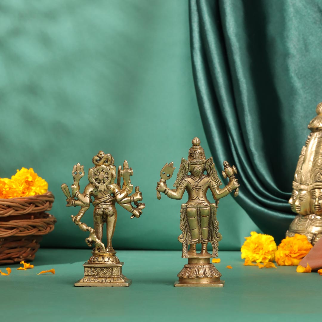 Brass Kal Bhairav Idol Vedansh Craft