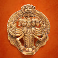 Brass Panchmukhi Hanuman Wall Hanging (4 Inch) Vedansh Craft