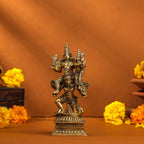 Brass Garuda, Vishnu & Lakshmi Idol (5.5 Inch) Vedansh Craft