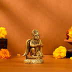 Brass Sitting Garuda Idol (3.5 Inch) Vedansh Craft