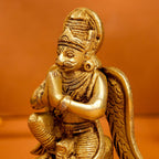 Brass Sitting Garuda Idol (3.5 Inch) Vedansh Craft