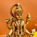 Brass Lord Dhanvantari Idol (6 Inch) Vedansh Craft