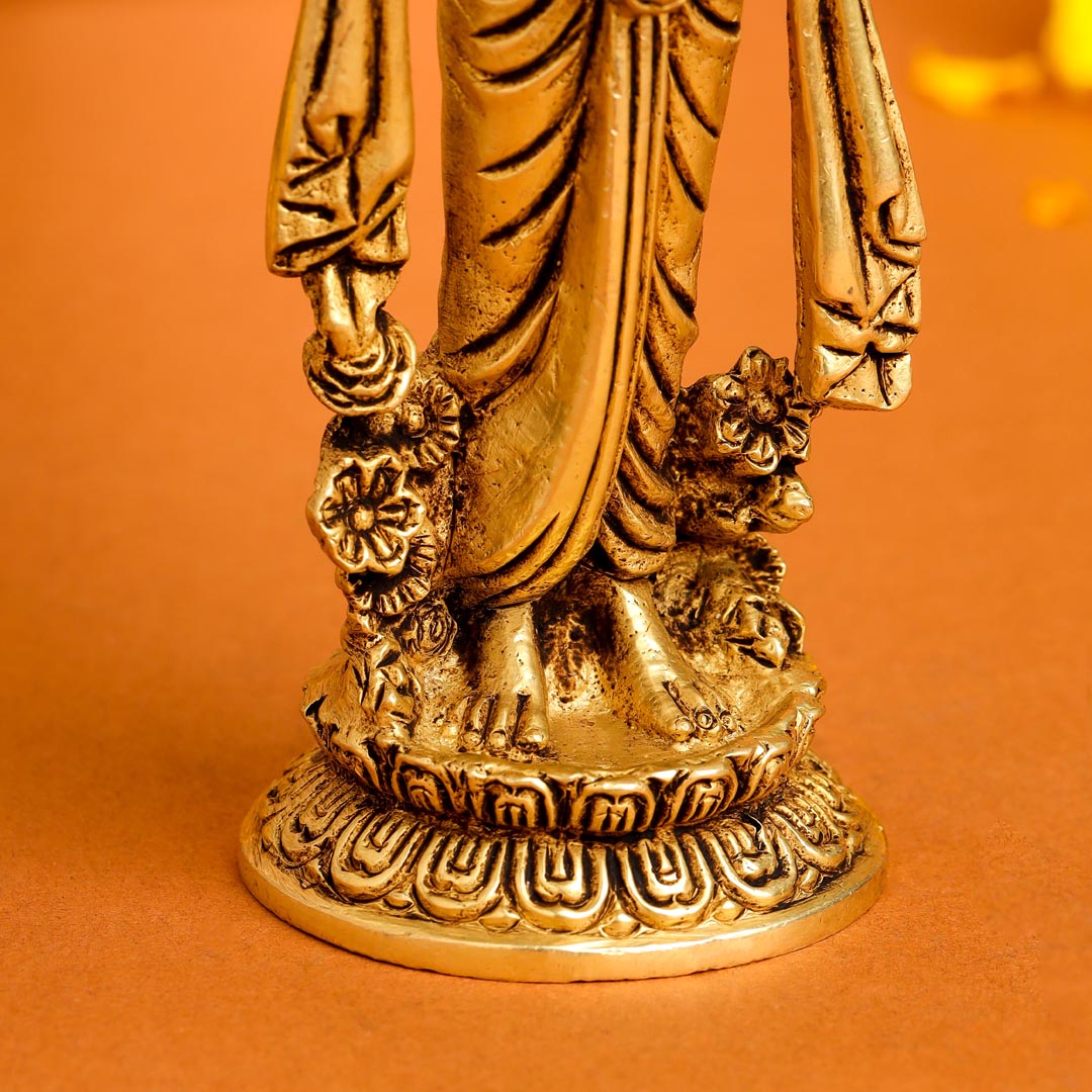 Brass Swami Narayan Idol (6.2 Inch) Vedansh Craft