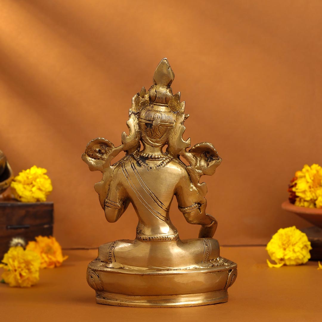 Brass Tara Devi Idol (8.2 Inch) Vedansh Craft