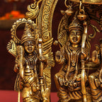 Brass Superfine Majestic Ram Darbar Statue (17 Inch) Vedansh Craft