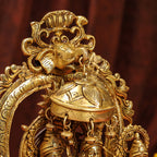 Brass Superfine Majestic Ram Darbar Statue (17 Inch) Vedansh Craft