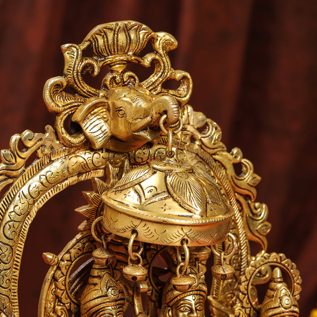 Brass Superfine Majestic Ram Darbar Statue (17 Inch) Vedansh Craft