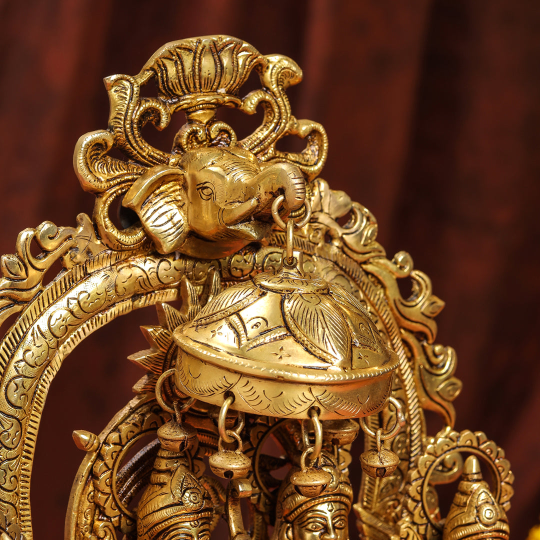 Brass Superfine Majestic Ram Darbar Statue (17 Inch) Vedansh Craft
