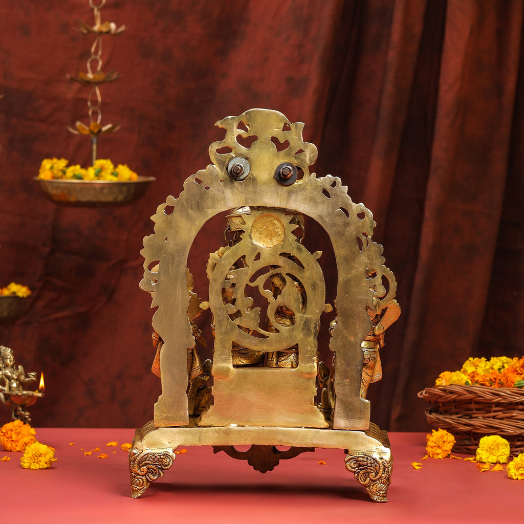 Brass Superfine Majestic Ram Darbar Statue (17 Inch) Vedansh Craft